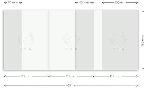 HIMMEL.HERZ.PAPIER® Mutterpasshülle - Hochwertige Schutzhülle für deinen Mutterpass - Transparent
