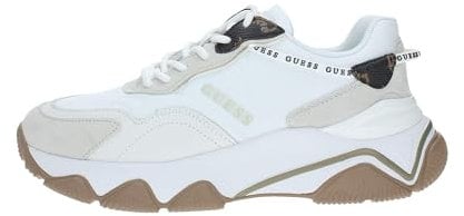 Guess MICOLA, Scarpe con Lacci Donna, White, 39 EU