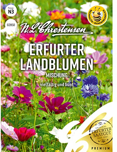 Erfurter Landblumen Mischung, N.L. Chrestensen Blumensamen Mischung für Garten und Wiese