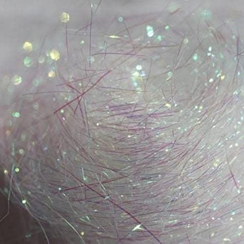 100 g 30 g irisierende Lametta Angelina Faser (100 g Packung)