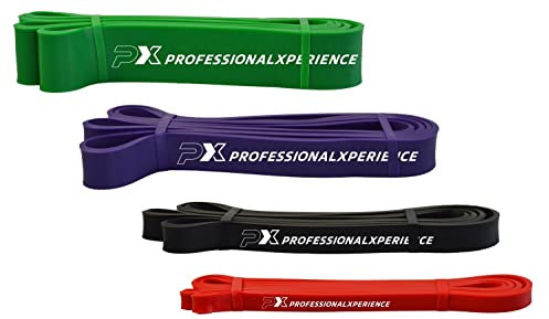 TEKKA BUDO Trainingsband Kampfsport - Super Elastic Pro - Zugkraft ca. 20-55kg - 45 mm - Grün - Elastikband Powerband Krafttraining