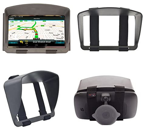 Digicharge Sat-Navigations-Sonnenblende für Garmin Drivesmart DriveCam 76 Dezl LGV720 LGV710 Dezlcam CamperCam 795 785 Fleet 790 TomTom Go Camper Max Discover Expert Exklusives 7 GPS Anti-GPS,Blendung