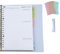 AMO HERMOSO Tagesplaner Block A5 Ohne Datum, Zeitmanagement Handbuch, Planer mit Timebox 1 Tag 1 Seite mit Lineal und Register, 120 Blatt 240 Seiten