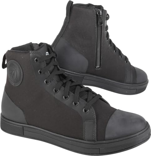 Modeka Pierce Motorrad Schuhe, schwarz, 42 | Atmungsaktiv