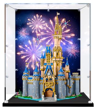 BilliColors Transparente Acrylvitrine, passend für LEGO Modell 43222, staubdichte Schaukasten, Sammelvitrine (ohne Modell) (BP-3MM)