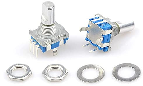 Drehgeber-Codierschalter Ec11 Audio-Digital-Potentiometer mit Schalter, Fünf-Fuß-Griff, 15 mm lang ElectronicSwitch