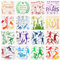 DPKOW 16 x Paris Spiele 2024 Sport Schablonen zum Malen Basteln, Antikes Griechenland Athleten Medaillen Fackel Schablonen Stencil zum Zeichnen Scrapbooking auf Holz/Textil/Wand/Tattoo/Papier/Zuhause