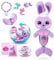 Pets Alive Furmaids de ZURU Peluche Sirena Interactivo con Luces y Sonidos para niña(Purple Bunny)