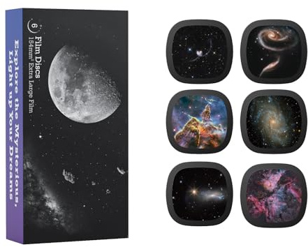 Realistic Discs - Discs for Ainael Galaxy Projector, 5k Ultra HD Slide for Home Planetarium, 6 Discs Set Without Projector (Nebula 4)