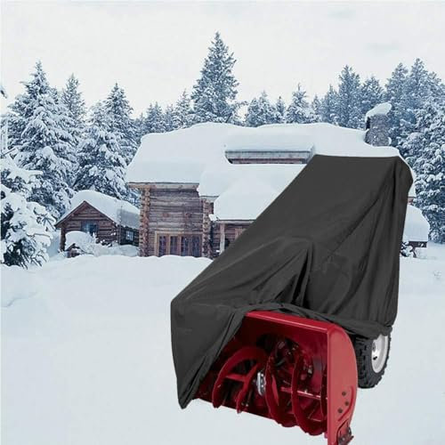 LVYXON Snow Blower Cover, 210D Oxford Winter Outdoor Open-air Snow Shovel Waterproof Cover Rain and Snow Snow Remover Dust Cover, For 52-003-040105-00 2-Stage Snow Thrower Cover
