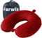 Far win Reisekissen, 100% Reiner Memory-Schaum, U-förmiges Nackenkissen, super leicht, tragbar, ideal für Flugzeugstuhl, Auto, Zuhause, Büro, Schlafkissen (rot)