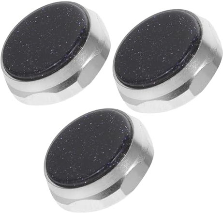 TOGEVAL Trompeten-ventilkappen-set Metall-trompeten-ventilknöpfe Fingerklappen für Kurze Klappen Sandstein-