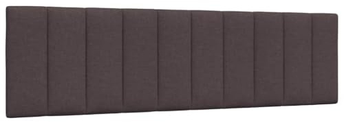 vidaXL Kopfteil-Kissen Hanko Dunkelbraun 180 cm Stoff