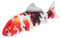KOMBIUDA Koi-Fisch Plüschtier Realistisches Kuschelkissen Weicher Stofftier Für Kinder Dekoration Und Lernen 30 cm