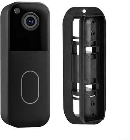 Mount for Blink Video Doorbell | Adjustable Design | 45-135 Degrees for Optimal Viewing | T-Shape Design with Charging Access | Black