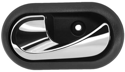 Poignée Porte Intérieure Voiture Pour Dacia Dokker Lodgy Pour Logan Pour Duster 2012-2015 Voiture Intérieur Poignée Porte Conducteur Passager Chrome Gauche(Left)