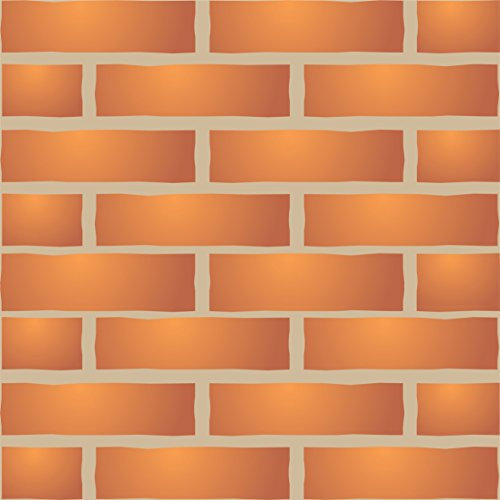 Ziegelschablone, wiederverwendbar, groß, 24,5 x 16,5 cm