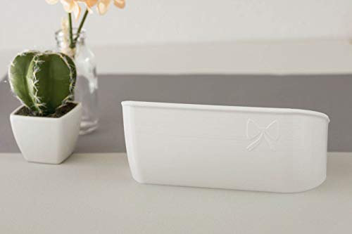 Schnittenliebe Auffangbehälter passend für Singer 14SH754 | Auffangschale Abfallbehälter Mülleimer Fadenreste (White)