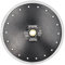 DT-DIATOOL Diamond Disc 10 Inch / 250mm Cutting Disc with X Mesh Turbo for Porcelain Tile Marble Ceramic Granite