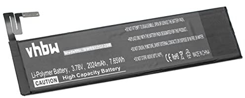 vhbw batteria sostituisce Apple A1542 per touchpad wireless (2024mAh, 3.78V, Li-Poly)