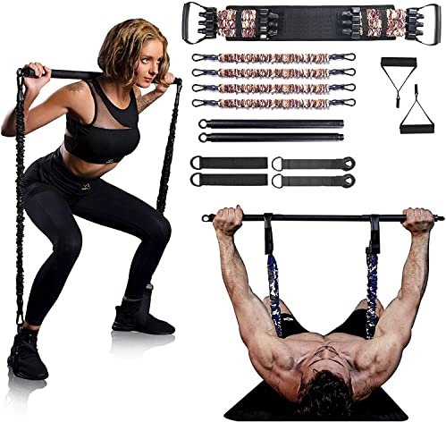 INNSTAR Bankdrücken Widerstandsband (Bench Press) (Blaues Set)