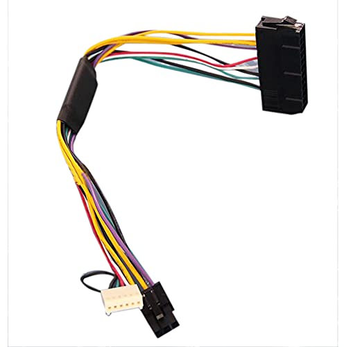 ZAHARA - Cable de alimentación adaptador convertidor de 24 pines a 6 pines de repuesto para HP 600 G1 ATX
