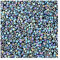5 g Miyuki Delica Rocailles Seed Beads, 11/0 (1.6 mm) Matte Black AB (Miyuki Delica Rocailles Samenperlen Schwarz Matt AB)