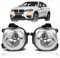 TangMiGe Nebelscheinwerfer Kompatibel mit BMW X3 (F25) 14-17, X4 (F26) 13-18, X5 (F15) 13-18, X6 (F16) 14-19, mit adaptiven Scheinwerfern, 1 Paar (Klar)