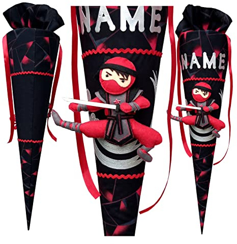Schultüte passend zum Step by Step Ninja Yuma, für Jungen, genäht, benutzerdefinierte
