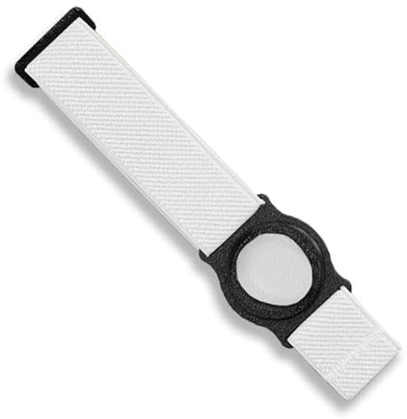 Diasticker® | Dexcom G7 - Fixierband | Halter 360° drehbar | Armband zur Befestigung des Dexcom CGM, Sensor-Schutz, Fixierung | Halter: Schwarz (Medium: 25-35 cm, Weiß)