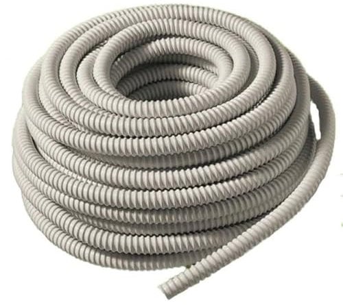 Generic Kondensatschlauch, 18mm Innendurchmesser, 10m Länge, Weiß, PVC, Spiralschlauch, 1 Stück