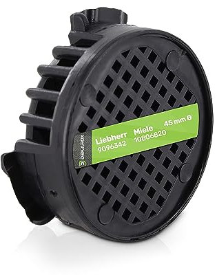 DEKAROX Aktivkohlefilter 45mmØ kompatibel mit Liebherr 9096342 Kohlefilter für Kühlschrank KühlGefrierKombination Weinkühlschrank Weinklimaschrank