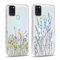 Yoedge 2 Stück Handyhülle für Samsung Galaxy A21s 4G Hülle, Transparent Blumen Muster Mädchen Aesthetic Flowers Handyhülle Weich Durchsichtig Silikon Slim Stoßfest Schutzhülle für Samsung A21s 4G 6,5