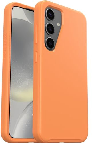 OtterBox Symmetry Case per Samsung Galaxy S24, Custodia Protettiva sottile antiurto, a prova di caduta, Testata per resistere a 3 volte il numero di cadute secondo gli standard militari, Arancia