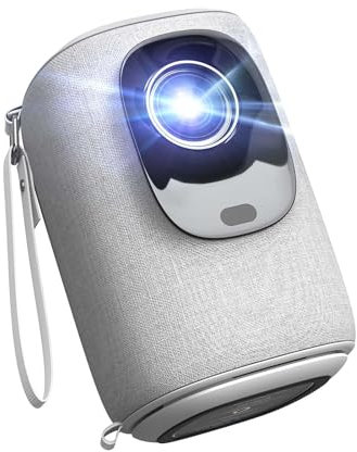 [Electric Focus & Auto Keystone] Mini Projector With WiFi And Bluetooth, ONOAYO GivingYou AY2Pro Portable Projector 550 ANSI, Ultra Low Noise & Lens Cap Dustproof, Outdoor Projector For Phone/Laptop