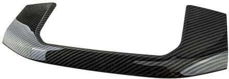 KOEHXJ Für Dodge Für Ram 1500 2018-2020 2021 Schwarz Carbon Faser Stil Dashboard Center Console Storage Box Abdeckung Trim Panel Rahmen ABS Zentralsteuerung Schalttafel Trim Cover