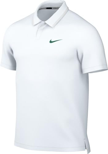 Nike Top Herren Court Dri-Fit Advtg Polo, White/Malachite, FD5317-102, XL