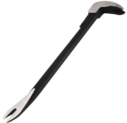 Nail Puller - Flat Pry Bar | Carbon Steel Nail Puller Tool | Nail Remover Tool | Cat Paw Nail Remover | Handy Claw Nail Puller | Hammer Design Pry Tool | Hammer Design Crowbar Tool for Carpenters