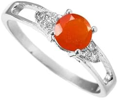 Karneol Edelstein Bandring 925 Sterling Silber Bandring Herren und Damen Bandring Alle Größen Schmuck JSR-1238AF22_(68 (21.6))