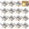 15 luces LED con bisagras, luz LED con sensor de bisagra, luz universal para armario con bisagras, luz para el hogar, cocina, iluminación del hogar, cocina (blanco cálido)