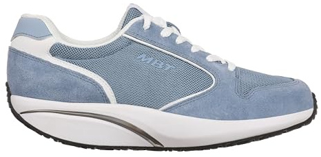 MBT-1997 Classic II Casual Trainers for Women. Modern Style. Anatomical and Comfortable Trainers. Physiological Footwear. Comfort and Stability with Curved Sole. Lace-up Sneakers. Colour: Blue