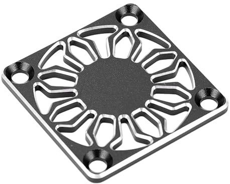 RC Fan Cover Cover 30x30mm Universal Aluminum Alloy Fan Cover For ESC ESG High Hot Engine (Black)