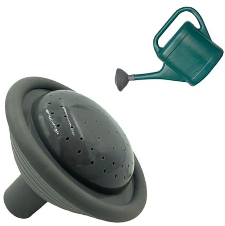 Regadera de repuesto para cabezal de rosa, regadera universal de jardín, cabezal de rosa, boquilla de regadera a prueba de fugas, accesorios de jardinería, rociador para latas de tamaño estándar