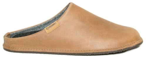 Gottstein - Leather Loafer Pantoffeln – Hausschuhe aus Echtleder, Weiche Filz-Innensohle, Rutschfeste Sohle, Eleganter Look