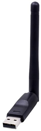 USB Wi-fi Adapter - with High-Gain Antenna | Duall-Band Wireless Network Dongle for Fast, Stable Internet | Compatible with Desktop PC and Laptop Winddows, and Macc