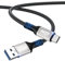 Cable USB A a USB C de 0,5m,transferencia de datos de 10 Gbps,cable de carga rápida de 60W 3A para iPhone 16/15/Pro Max,Samsung Galaxy S24,S23,S22,A55,iPad Pro,SSD externo y dispositivo USB a tipo C