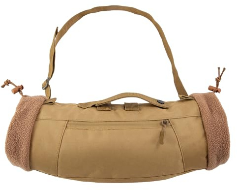 Jagd-Handwärmertasche, brauner Handmuff für Jagd, Camping, Angeln, an der Taille getragener Handwärmer Muff mit Aufbewahrungstasche für Mann und Frau