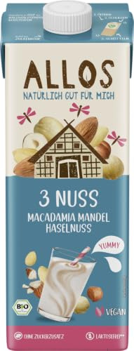 3 Nuss Macadamia Mandel Haselnuss Drink 1 x 1 L