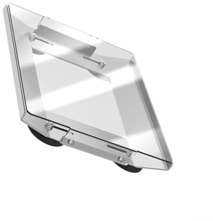 Dachhalterung aus Aluminium mit Transparenter Abdeckung für Starlink für MINI, Magnetischer Halter mit 66 lbs für für für Wohnmobil Van Boot, Robust Wetterfest