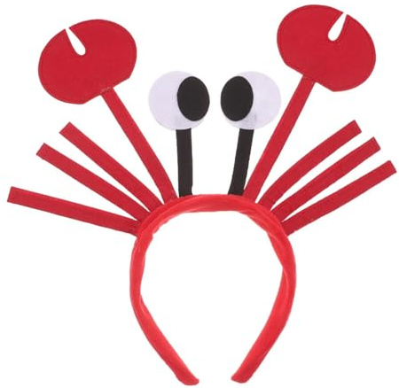 VINTORKY Serre-tête pince de crabe : adorable bandeau animal marin pour filles - serre-tête homard, accessoire de fête pour Noël, Halloween, cosplay et photos
